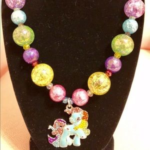 Handmade Girl’s My Little Pony Chunkybead Necklace